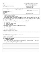 Đề kiểm tra giữa kỳ II_Tiéng Việt lớp 2_2