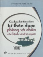 Các hợp chất thiên nhiên từ thảo dược phòng và chữa các bệnh virut ở người