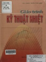 Giáo trình Kỹ thuật nhiệt