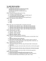 trắc nghiệm giác quan