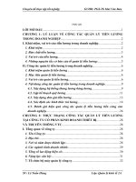 Hoàn thiện công tác quản lý tiền lương tại Công ty Cổ phần Kinh doanh thiết bị và Truyền thông VTC