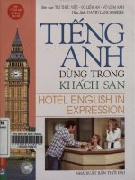 Tiếng Anh dùng trong khách sạn