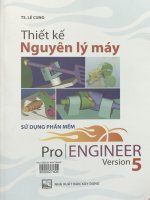 Thiết kế nguyên lý máy sử dụng phần mềm Pro