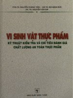 Vi sinh vật thực phẩm - Kỹ thuật kiểm tra và chỉ tiêu đánh giá chất lượng an toàn thực phẩm
