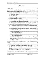 Một số giải pháp Marketing-Mix nhằm thu hút khách du lịch quốc tế đến với khách sạn OASIS