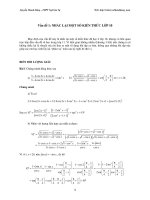 Ôn thi đại học chuyên đề lượng giác