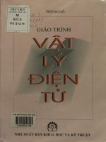 Giáo trình Vật lý điện tử