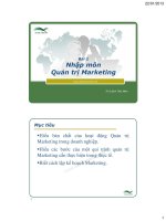 Nhập Môn Quản Trị Marketing