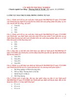 câu hỏi ôn thi trắc nghiệm chuyên ngành lao động thương binh và xã hội