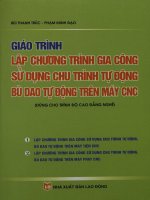 Giáo trình lập chương trình gia công sử dụng chu trình tự động, bù dao tự động trên máy CNC