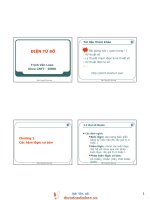 bài giảng môn điện tử số