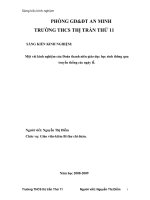 Sáng kiến kinh nghiệm công tác Đoàn