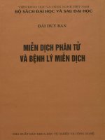 Miễn dịch phân tử và bệnh lý miễn dịch - Sách chuyên khảo