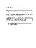 Công tác quản lý dự án đầu tư tại Ban quản lý dự án Quận Long Biên