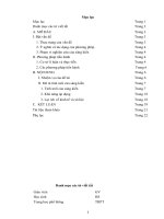 SKKN Hướng dẫn học sinh tìm hiểu và viết báo cáo về môi trường