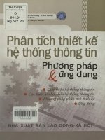Phân tích thiết kế hệ thống thông tin - Phương pháp và ứng dụng