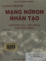 Mạng nơron nhân tạo