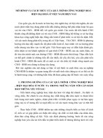 MÔ HÌNH VÀ CÁCH THỨC CỦA QUÁ TRÌNH CÔNG NGHIỆP HOÁ - HIỆN ĐẠI HOÁ Ở VIỆT NAM HIỆN NAY