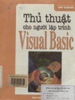 Thủ thuật cho người lập trình Visual Basic