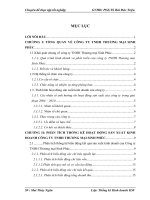 Vận dụng một số phương pháp thống kê phân tích hoạt động sản xuất kinh doanh của Công ty TNHH Thương mại Sinh Phúc giai đoạn 2004 - 2010