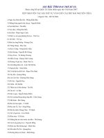 100 BÀI THƠ HAY THẾ KỈ XX