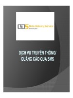 Dịch Vụ Truyền Thông  Quảng Cáo Qua Sms