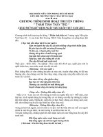 SINH HOẠT TRUYỀN THỐNG 20/11