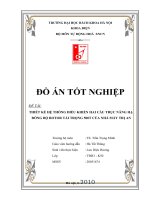 Thiết kế hệ thống điều khiển hai cầu trục nâng hạ đồng bộ rotor tải trọng 500T của nhà máy Trị An