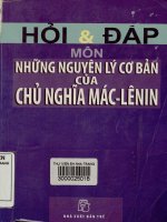 Hỏi và đáp môn những nguyên lý cơ bản của chủ nghĩa Mác - Lênin
