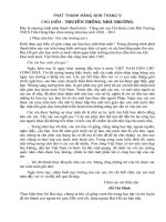 PHÁT THANH MĂNG NON CÁC THÁNG