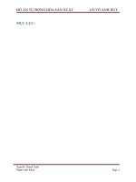 tính toán hệ thống cấp phôi (nắp chai) dạng xích tải, tải chai, đóng nắp chai Bia Heineken