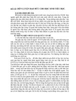 RÈN ĐẠO ĐỨC CHO HS TIỂU HỌC