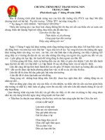 chuong trinh phat thanh mang non -day du