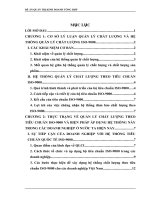 Hệ thống Quản lý chất lượng theo tiêu chuẩn ISO-9000 và việc áp dụng nó vào các doanh nghiệp Việt Nam