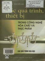Các quá trình, thiết bị trong công nghệ hóa chất và thực phẩm. Tập 5. Các quá trình hóa học
