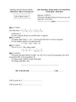 ĐỀ THI HSG TOÁN 8-NĂM 2010