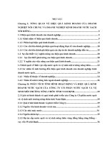 Nghiên cứu một số giải pháp nâng cao hiệu quả kinh doanh nước sạch của Công ty Cổ phần nước sạch và vệ sinh nông thôn tỉnh Nam Định