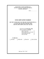 SKKN Giữ gìn và phát huy giá trị một số bài hát dân ca các dân tộc bản địa cho học sinh trường Phổ thông Dân tộc Nội trú