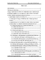 Thực trạng và giải pháp chủ yếu nhằm nâng cao chất lượng phục vụ trong kinh doanh khách sạn tại Công ty TNHH HOA MAI – Khỏch sạn FLOWER GARDEN