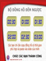 Đồng hồ tính giờ hay