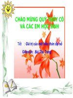 Bài 2: Giá trị biểu thức đại số