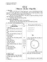 Tiết 44: thể dục 8: Nhảy xa- Đá cầu- Chạy bền