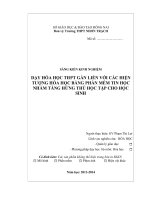 SKKN Dạy Hóa học THPT gắn liền với các hiện tượng hóa học bằng phần mềm tin học nhằm tăng hứng thú học tập cho học sinh