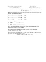 Tiết 46: Kiểm tra 1 tiet Hóa 8