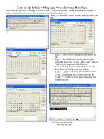 Meo cai dat hieu ung