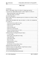 Phân tích các nội dung quản lý chung của Công ty TNHH Ngọc Quyền