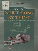 Bài tập nhiệt động kỹ thuật - Dùng cho các trường đại học khối kỹ thuật công trình