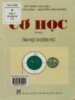 Cơ học. Tập 1- Tĩnh học và động học