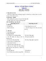 Bài 6  Vẽ đường cong