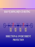 Bài giảng chuyên đề bảo vệ dòng điện có hướng-DIRECTIONAL OVERCURRENT PROTECTION